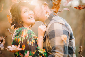 Alternative engagement session shot in Asheville North Carolina.