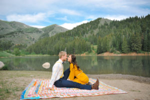 Utah mountains engagement photography