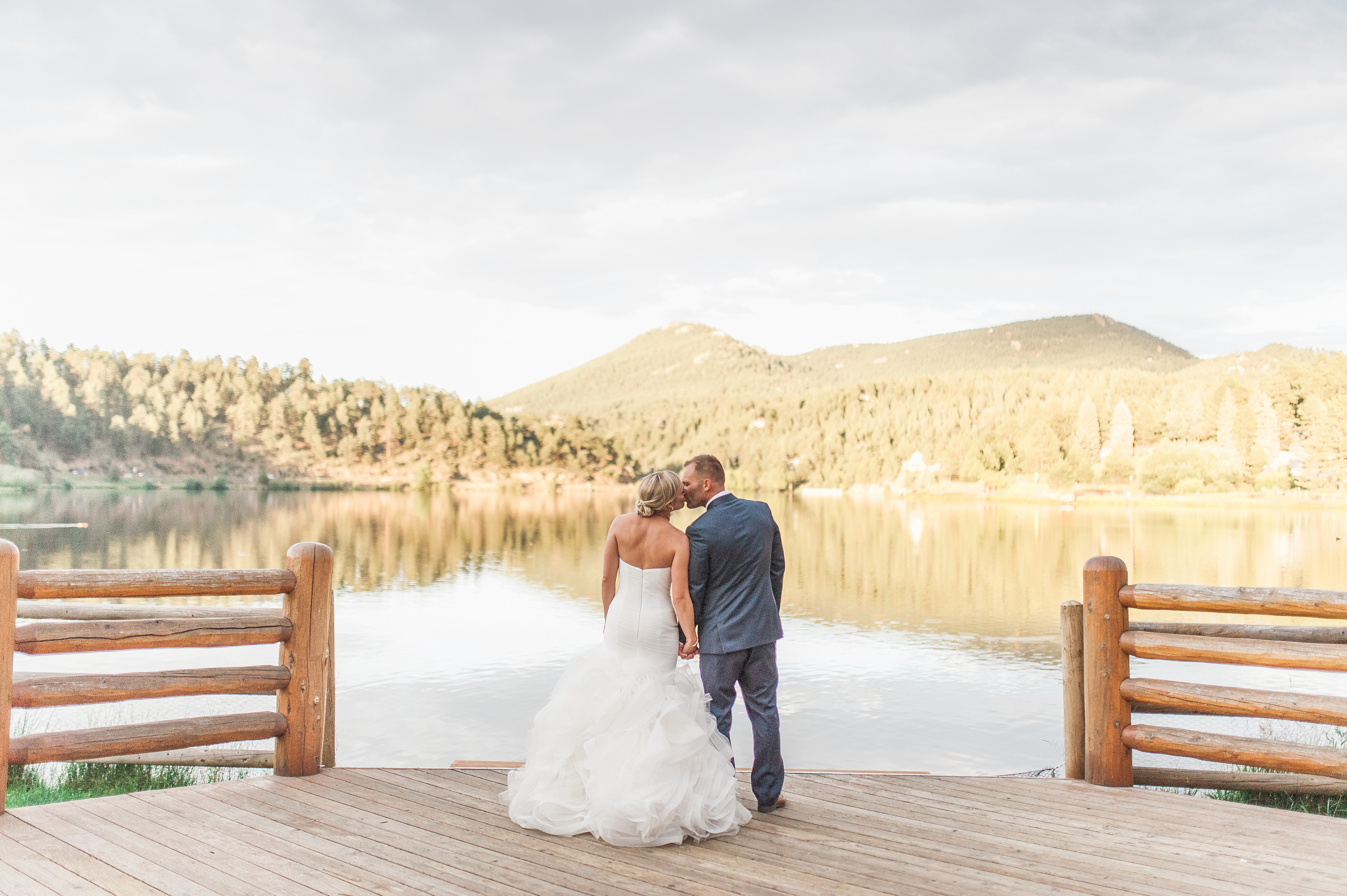 Brandon + Katie Brinton | Woodsy + Elegant Wedding at Evergreen, Colorado Lakehouse || Iowa City Destination Photographer