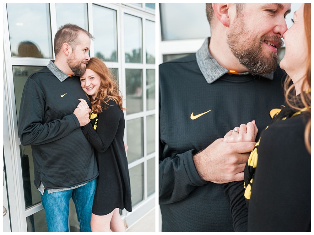 Stephanie Marie Photography Kinnick Stadium Engagement Session Iowa City Wedding Photographer Emily Brian_0022.jpg