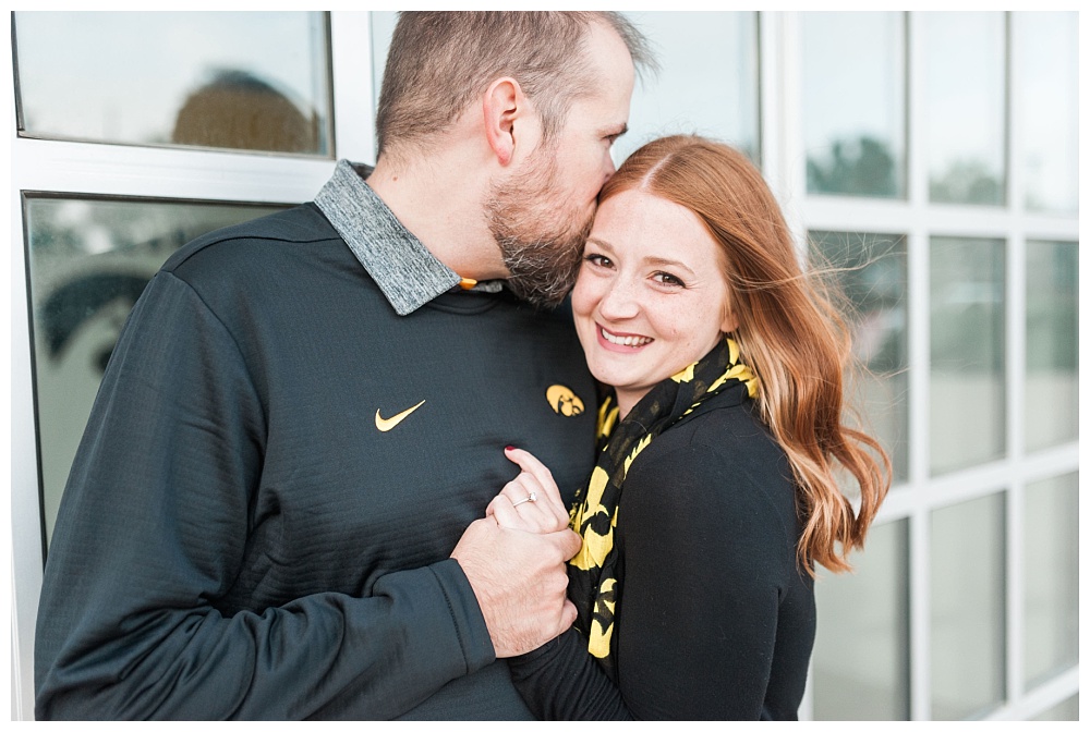 Stephanie Marie Photography Kinnick Stadium Engagement Session Iowa City Wedding Photographer Emily Brian_0023.jpg