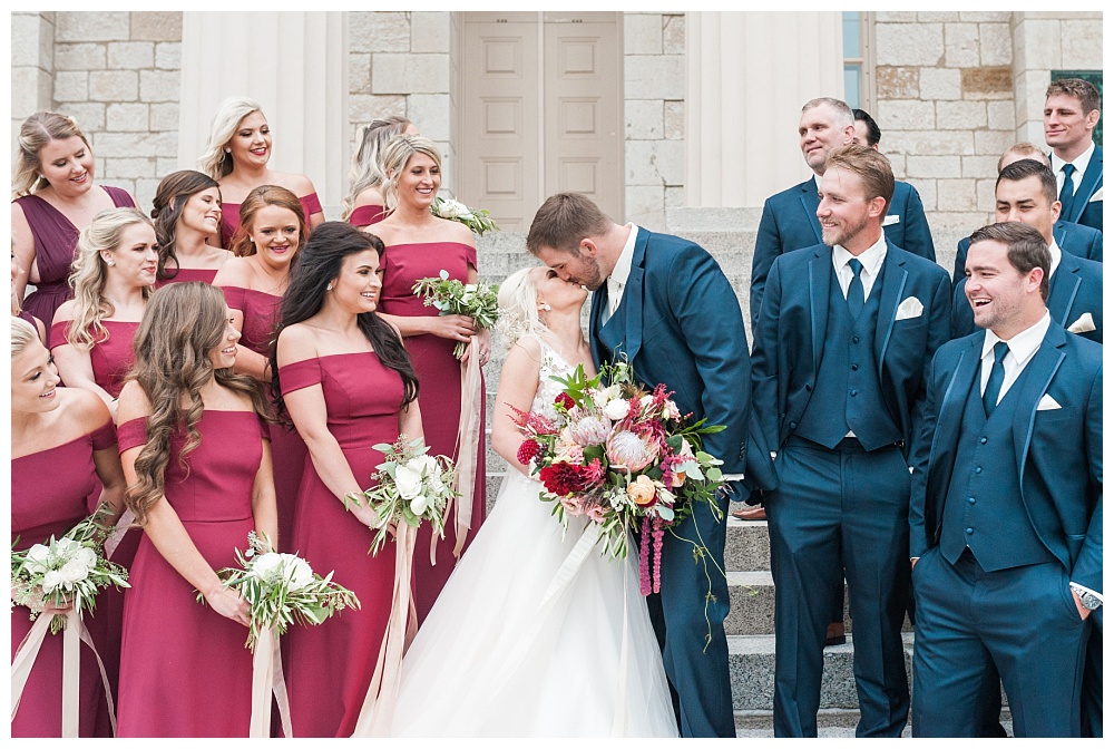 Stephanie Marie Photography Saint Marys Catholic Church Bella Sala Wedding Iowa City Tiffin Wedding Photographer Alex Bobby Telford_0027.jpg