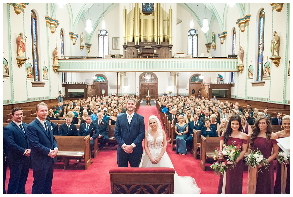 Stephanie Marie Photography Saint Marys Catholic Church Bella Sala Wedding Iowa City Tiffin Wedding Photographer Alex Bobby Telford_0036.jpg