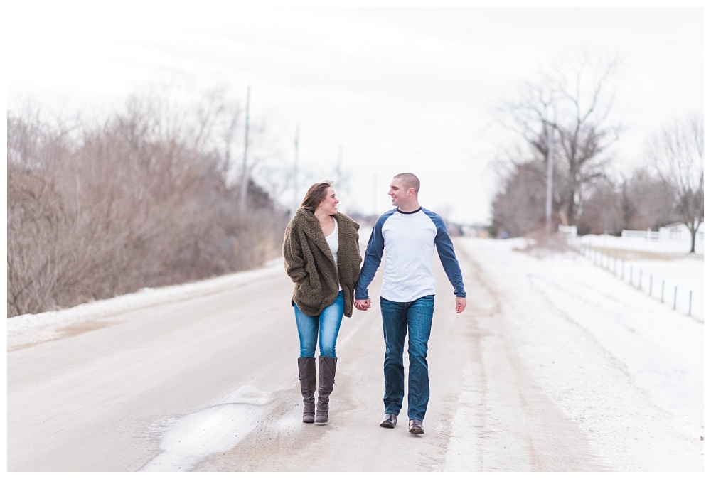 Stephanie Marie Photography Winter Engagement Session Iowa City Wedding Photographer Chelsey Justin_0011.jpg