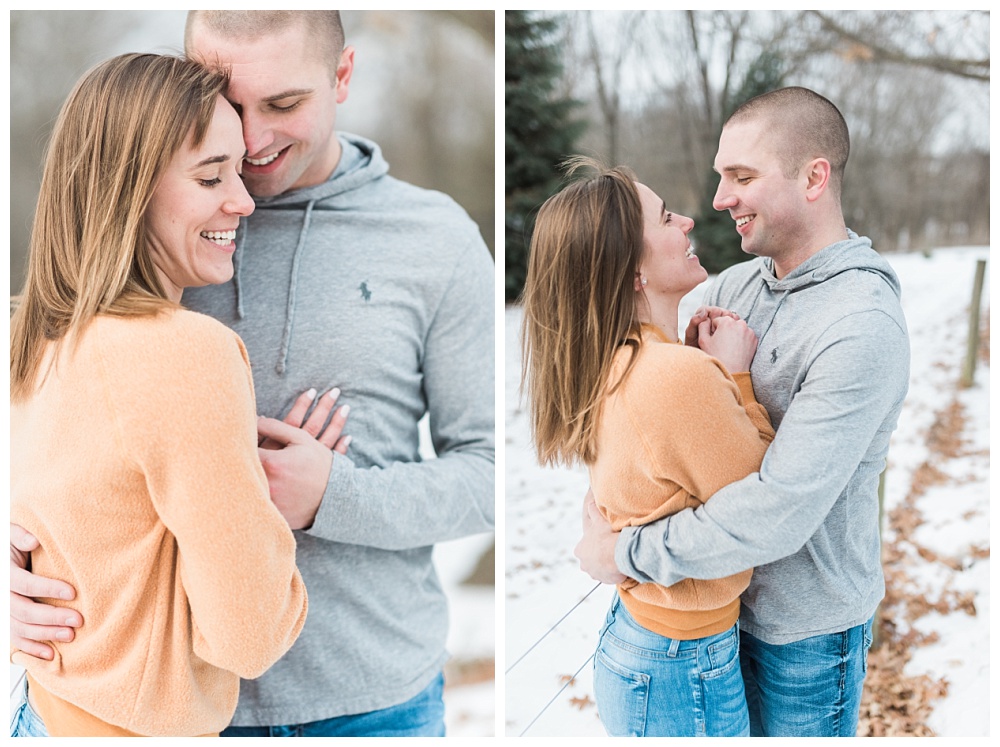 Stephanie Marie Photography Winter Engagement Session Iowa City Wedding Photographer Chelsey Justin_0015.jpg