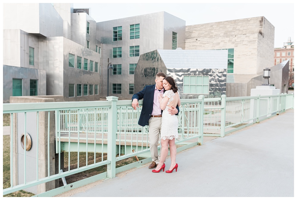 Stephanie Marie Photography IMU Building Engagement Session Iowa City Wedding Photographer Jen Nick_0020.jpg