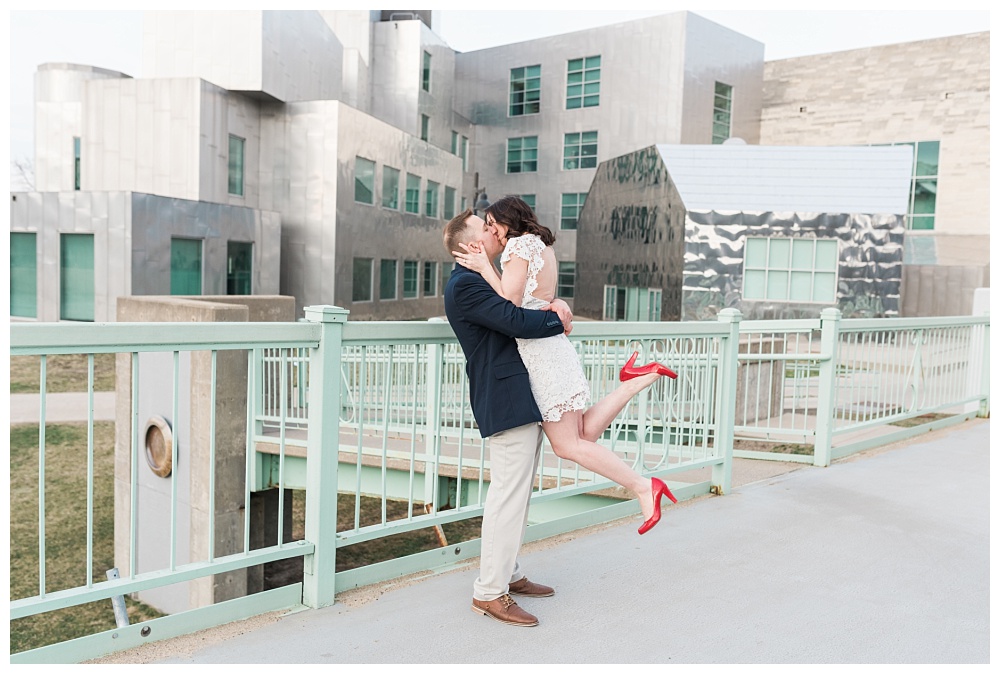 Stephanie Marie Photography IMU Building Engagement Session Iowa City Wedding Photographer Jen Nick_0021.jpg