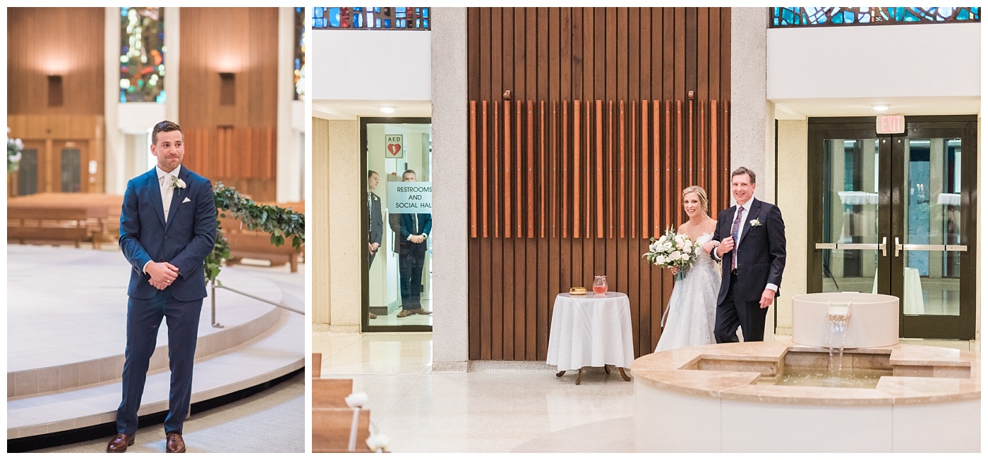 Stephanie Marie Photography All Saints Catholic Church Ceremony Celebration Farm Reception Cedar Rapids Solon Iowa City Wedding Photographer Emily Jake Raecker_0028-1.jpg