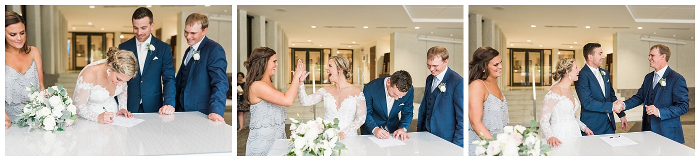 Stephanie Marie Photography All Saints Catholic Church Ceremony Celebration Farm Reception Cedar Rapids Solon Iowa City Wedding Photographer Emily Jake Raecker_0041-1.jpg