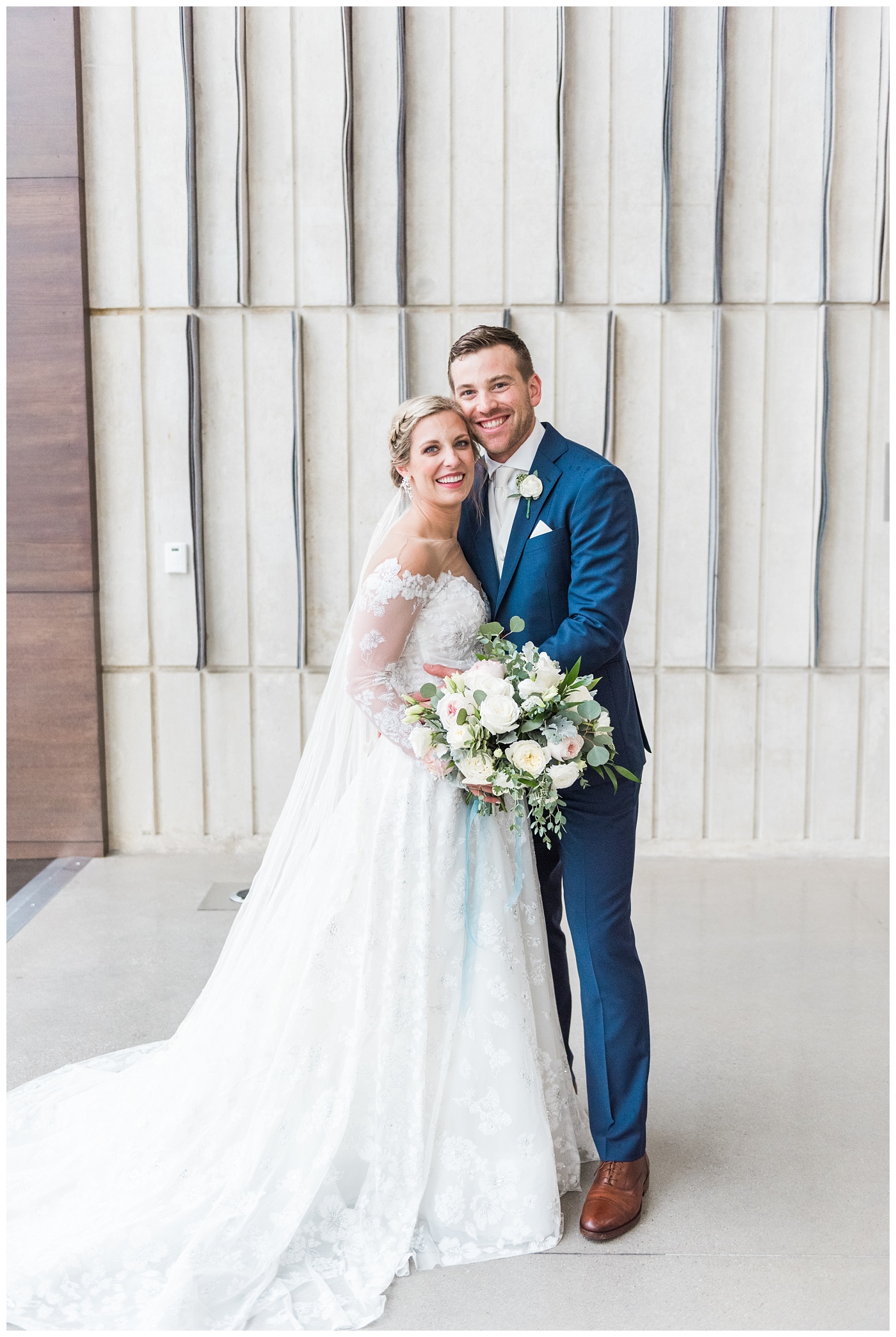 Stephanie Marie Photography All Saints Catholic Church Ceremony Celebration Farm Reception Cedar Rapids Solon Iowa City Wedding Photographer Emily Jake Raecker_0047-1.jpg