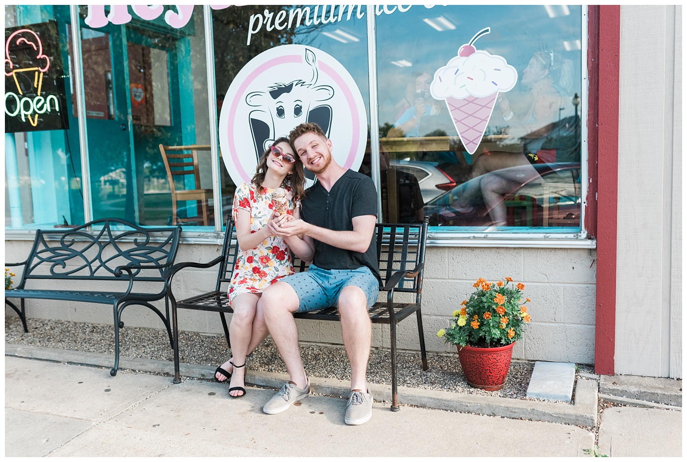 Stephanie Marie Photography Labor for Love Downtown North Liberty Engagement Session Iowa City Wedding Photographer Devin Cody_0003.jpg