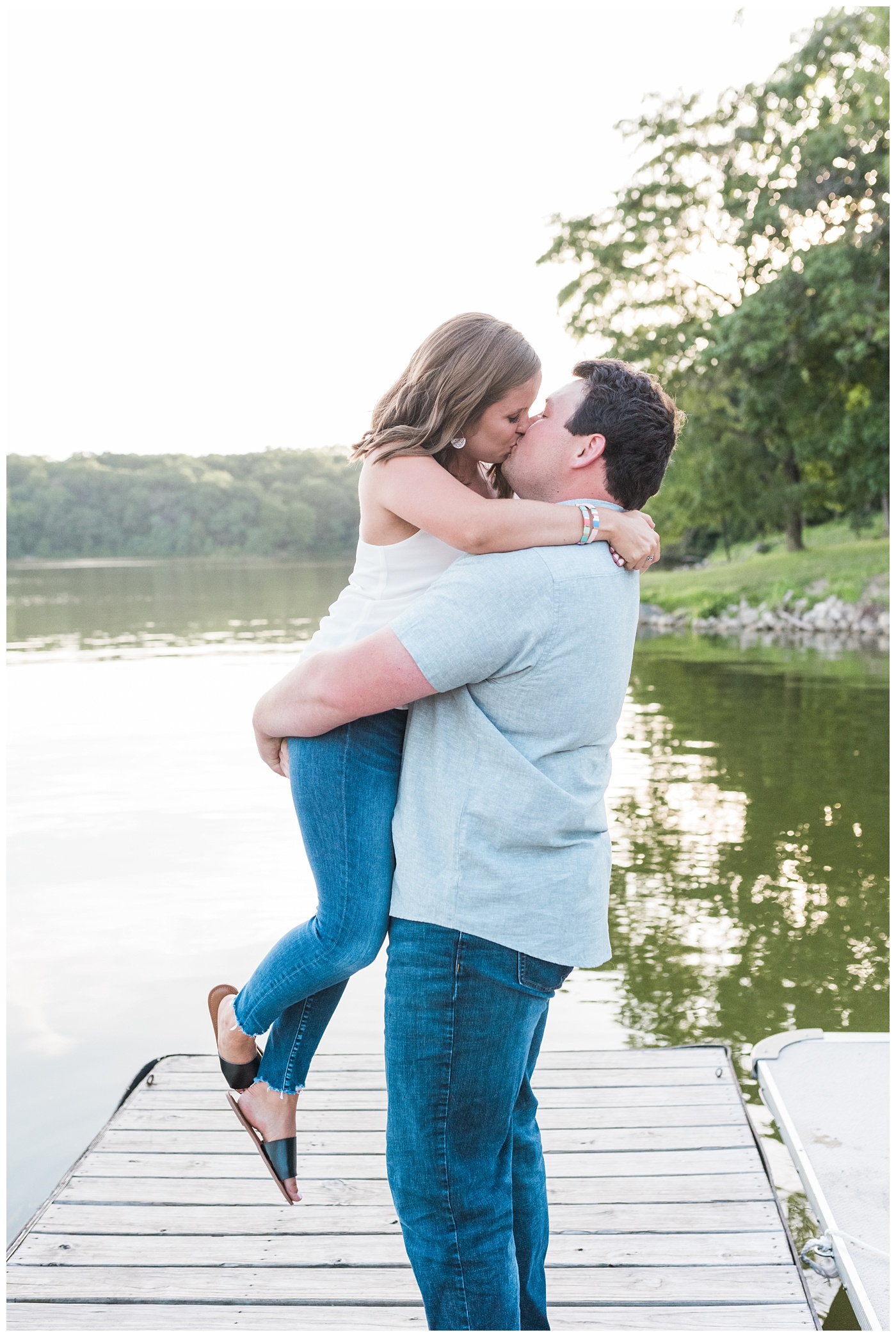 Stephanie Marie Photography Lake McBride Engagement Session Dubuque Iowa City Wedding Photographer Morgan Lucas_0006-1.jpg