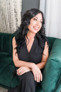 Gerrii posed professionally for headshot and branding photography session