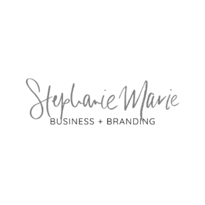 Stephanie Marie business and branding logo