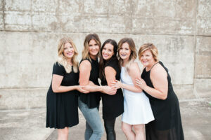 Tru Salon staff group branding photography session