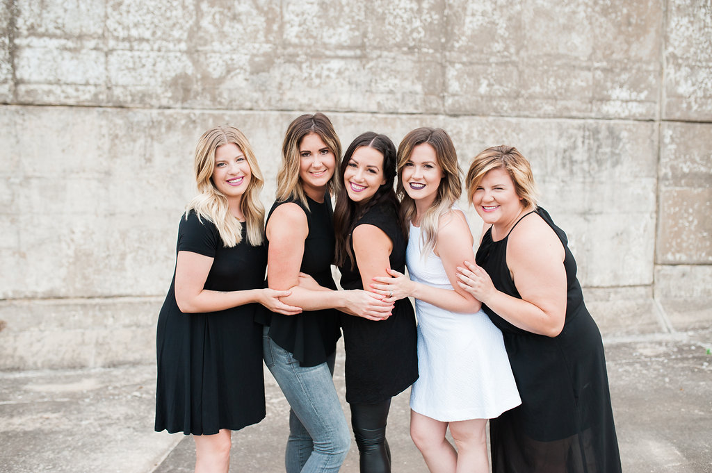 Tru Salon staff group branding photography session